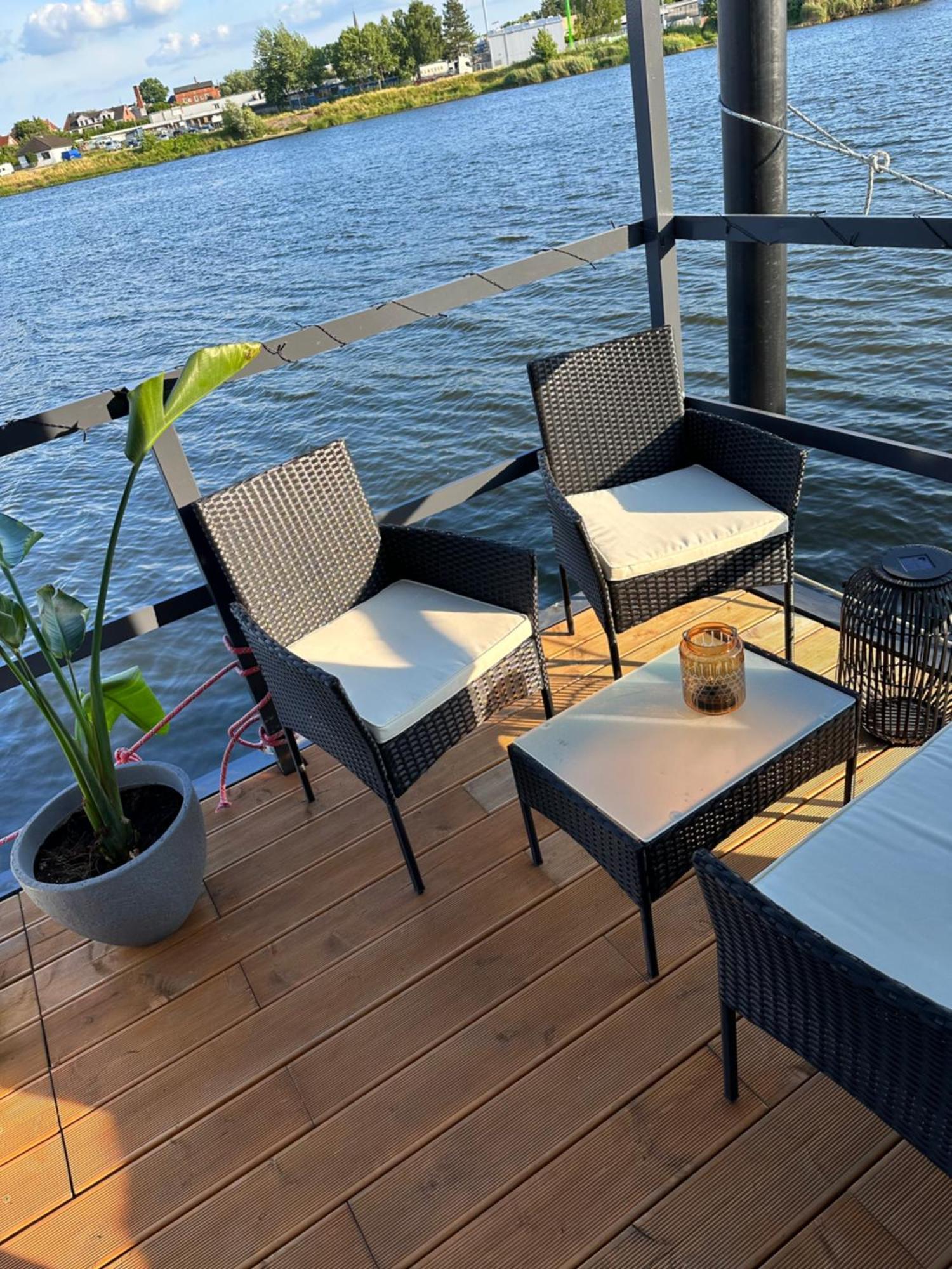 Premium Hausboot Trave Traum Διαμέρισμα Λίμπεκ Εξωτερικό φωτογραφία